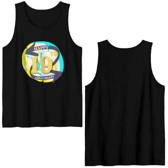 ANNIVERSARY 19 Double Sided Tank Tops