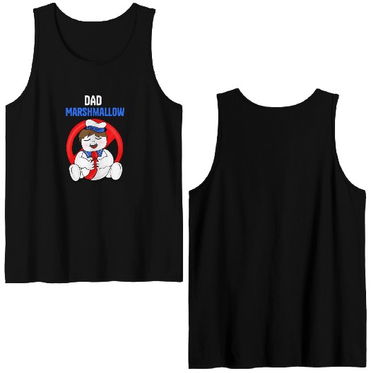 DAD ghostbusters Double Sided Tank Tops