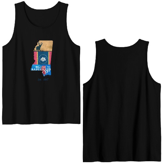 Mississippi Double Sided Tank Tops