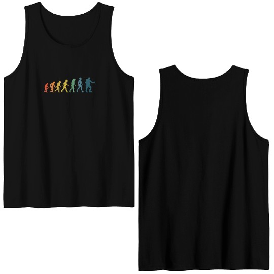 Hiking Evolution Mountains Mountaineering Climbing Double Sided Tank Tops