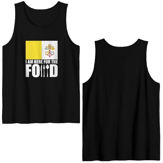 Vatican City flag souvenir food travel Double Sided Tank Tops