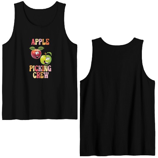 Apple Picking Crew Apple Picking Outfit Apple Double Sided Tank Tops