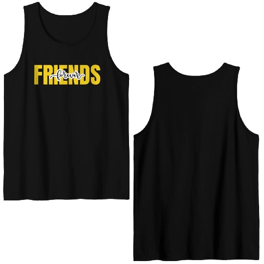 Friends forever. World's friendship day Double Sided Tank Tops