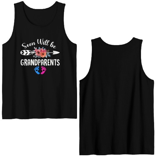 We Will Soon Become Grandparents, Be Grandparents Double Sided Tank Tops