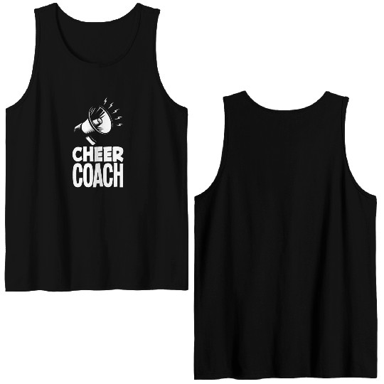 Cheer Coach Cheerleading Coach Cheerleader Coach Double Sided Tank Tops