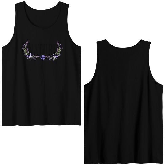 Nature flower p Double Sided Tank Tops