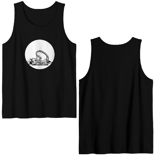 Roller Coaster Double Sided Tank Tops