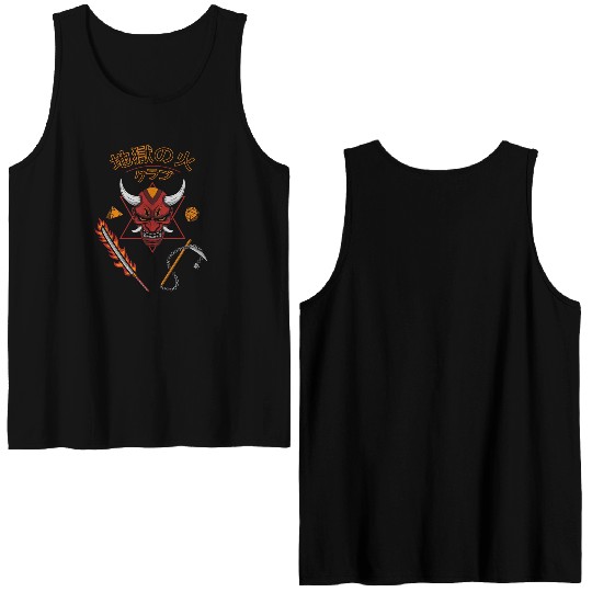 Asian Hellfire Double Sided Tank Tops