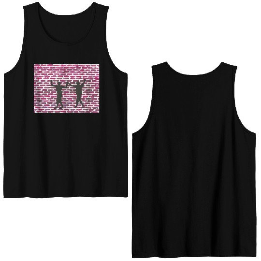 Black magic holyhock online by Yeshaya Dank Double Sided Tank Tops