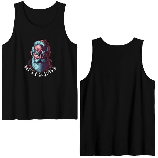 Grumpy Santa Double Sided Tank Tops
