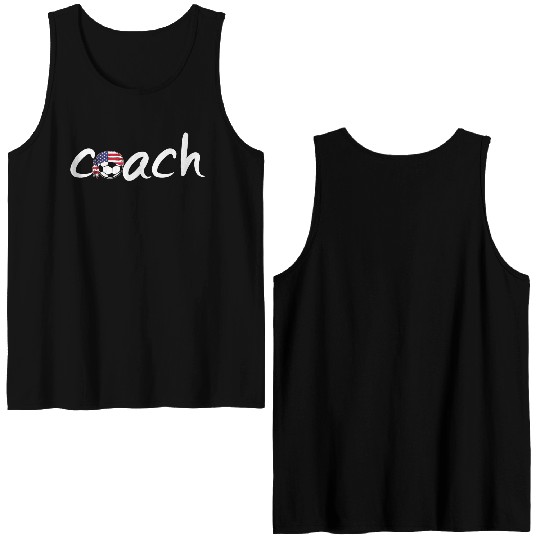 us soccer coach Double Sided Tank Tops