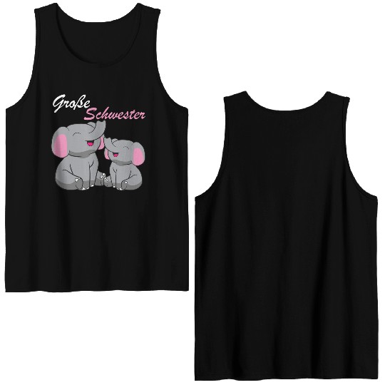 Elephants - Große Schwester Double Sided Tank Tops