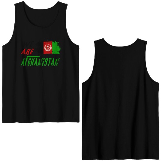 We are Afghanistan Double Sided Tank Tops