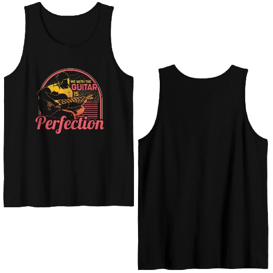 Guitar Instrument Gift Double Sided Tank Tops