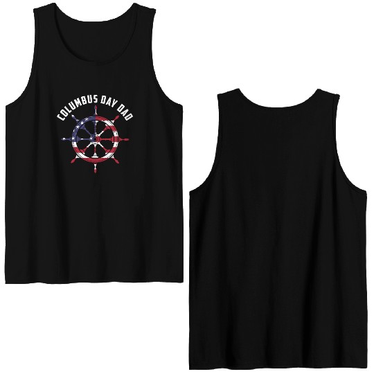 Columbus Day 1492 Double Sided Tank Tops