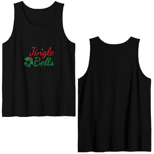 Jingle Bells - Marry Christmas Double Sided Tank Tops