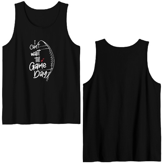 American Football Football Sunday Game Day Sport Double Sided Tank Tops