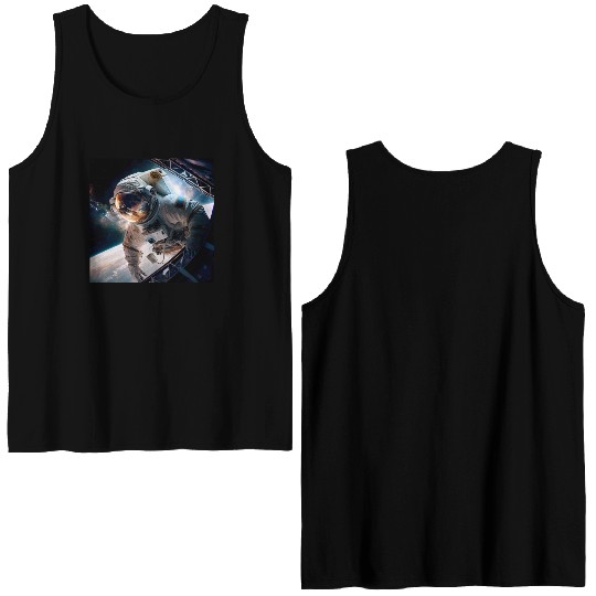 Astronaut Cosmonaut Sci-Fi character Double Sided Tank Tops
