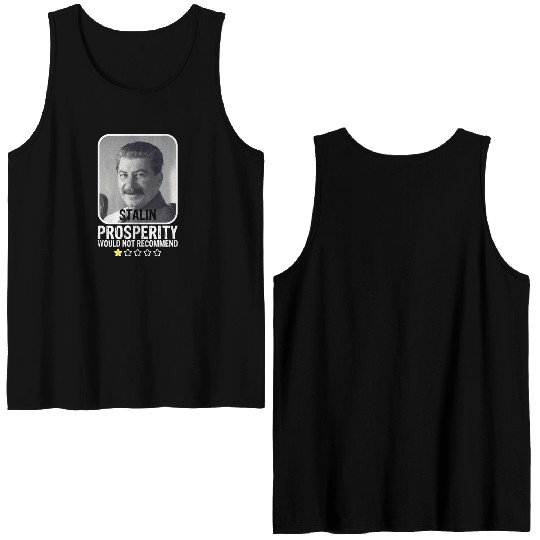 Prosperity Would Not Recommend Anti Communist Double Sided Tank Tops
