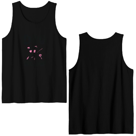 Dog Groomer Canine Grooming Hygiene Double Sided Tank Tops