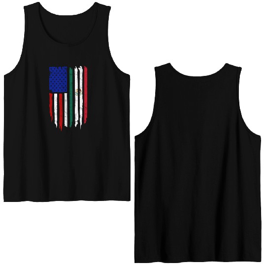 US Immigrant Indigenous USA Immigrants america Double Sided Tank Tops