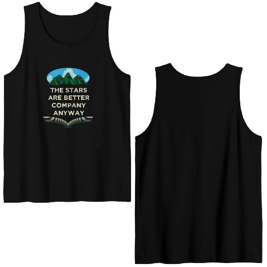 Stars Are Better Company Wildlife Camping Outdoor Double Sided Tank Tops