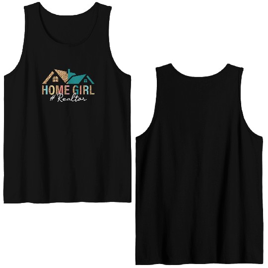 Real Estate Agent Real Estate Life For Women Closi Double Sided Tank Tops
