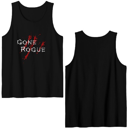 Gone Rogue Detroit Bloody Double Sided Tank Tops