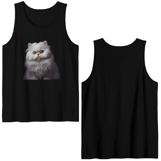 Persian Cat - A Sweet Gift Idea For All Cat Double Sided Tank Tops
