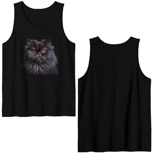 Persian Cat - A Sweet Gift Idea For All Cat Double Sided Tank Tops