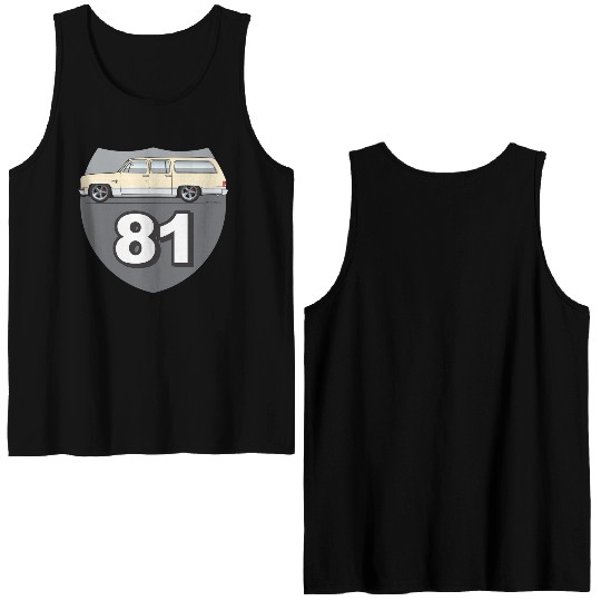 81 Santa Fe Tan Double Sided Tank Tops