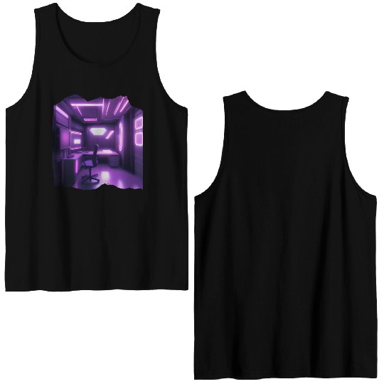 Isometric Studio - 3D Room Design Double Sided Tank Tops