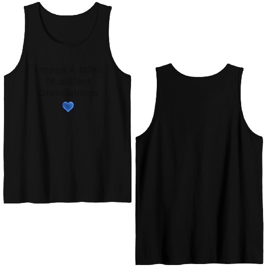 I.mage A.ction M.anifest - Black #1 Double Sided Tank Tops