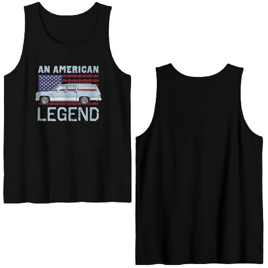 legend Light Blue Double Sided Tank Tops