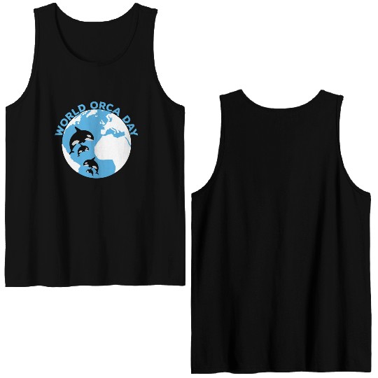 World Orca Day Double Sided Tank Tops