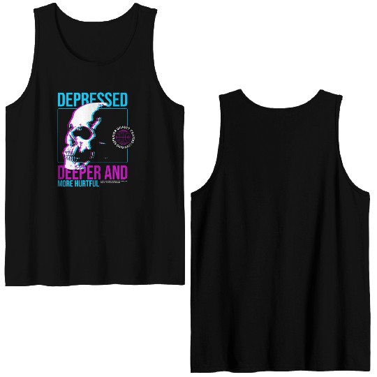 Depressed Streetwear Double Sided Tank Tops