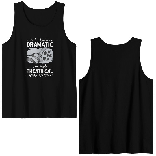 Actress Stage Drama Club Double Sided Tank Tops