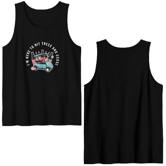 Peace Love Golf Double Sided Tank Tops