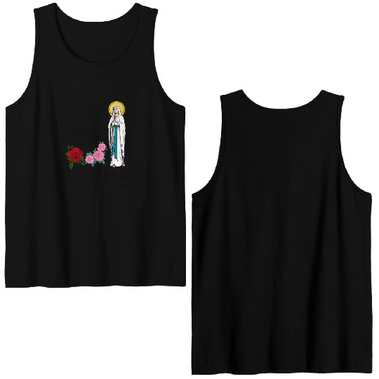 OUR LADY OF LOURDES Double Sided Tank Tops