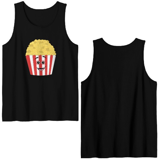 Cinema a cool popcorn Double Sided Tank Tops