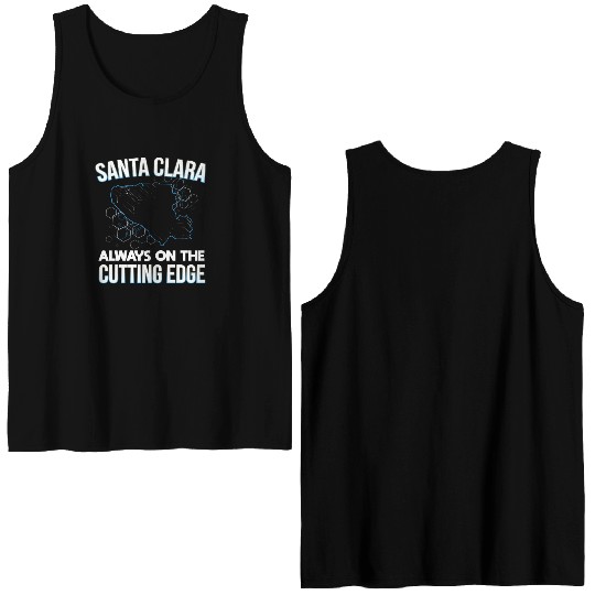 Santa Clara San Francisco United States Design Double Sided Tank Tops