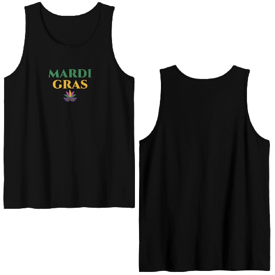 Mardi Gras Carnival Fiesta Party Louisiana New Orl Double Sided Tank Tops