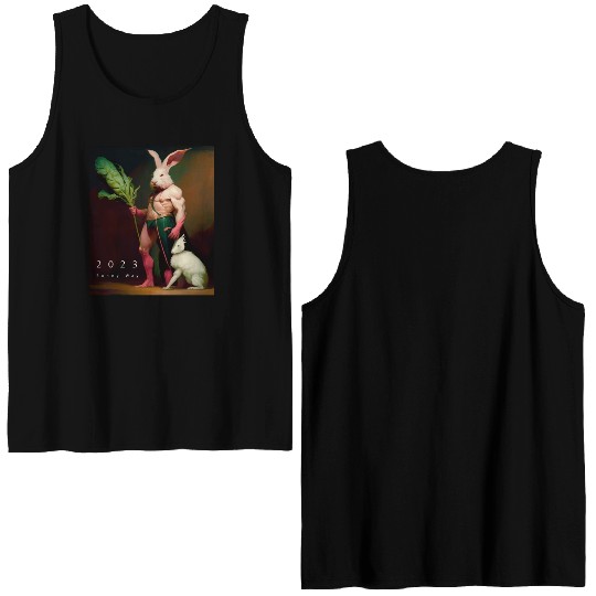 Bunny Year 2023, Chinese Zodiac Lucky Double Sided Tank Tops
