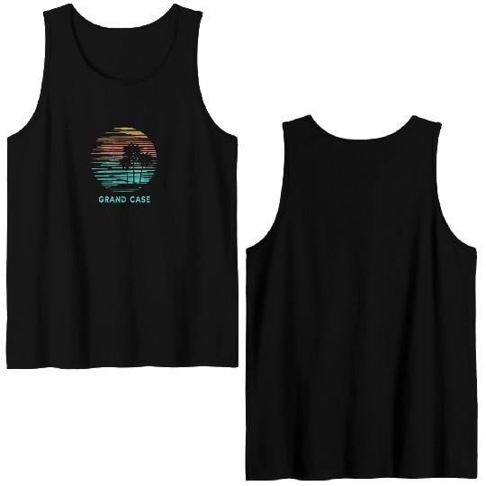 Grand Case Saint Martin Cool Souvenir Vacation Double Sided Tank Tops