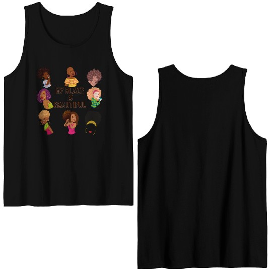 My Black Is Beautiful Double Sided Tank Tops