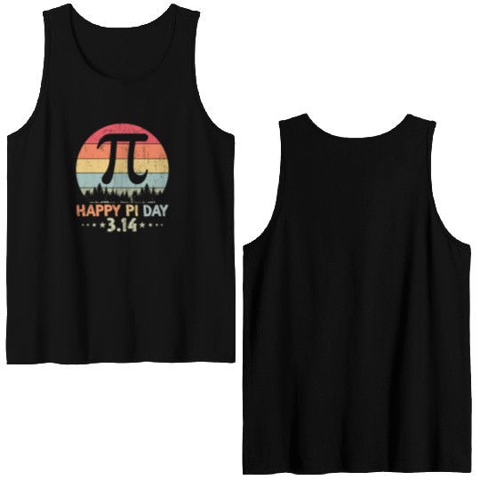 Happy Birthday Girl Boy Double Sided Tank Tops Math Geek Double Sided Tank Tops