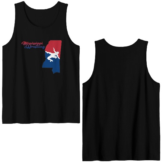 Mississippi Wrestling Double Sided Tank Tops