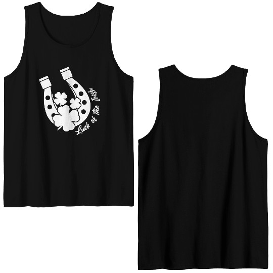 St.Patrick`s Day Ireland Festival Present Double Sided Tank Tops