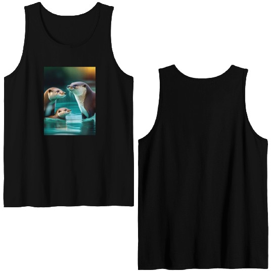 "Ducks in the Pond" Double Sided Tank Tops