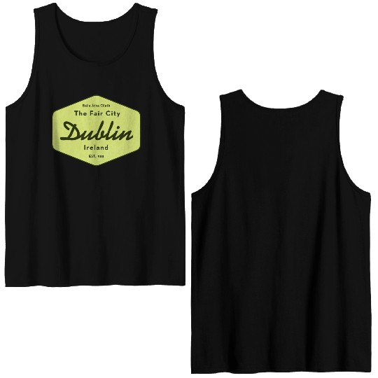 Dublin Ireland Double Sided Tank Tops